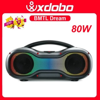 Loa Bluetooth 5.3 XDOBO BMTL Dream 80W, Loa Siêu Trầm Đèn RGB Đôi Màng Loa Gây Sốc Âm Thanh Nổi Hỗ Trợ USB Thẻ TF