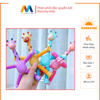 Đồ chơi lò xo hưu cao cổ kéo giãn có đèn sáng giúp giải toản căn thăng cho người lớn và trẻ em