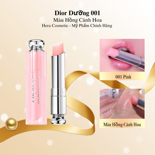 Son Dưỡng Dior 001 Pink Addict Lip Glow Màu Hồng Trong Veo Căng Bóng Môi, Tạo Độ Ẩm