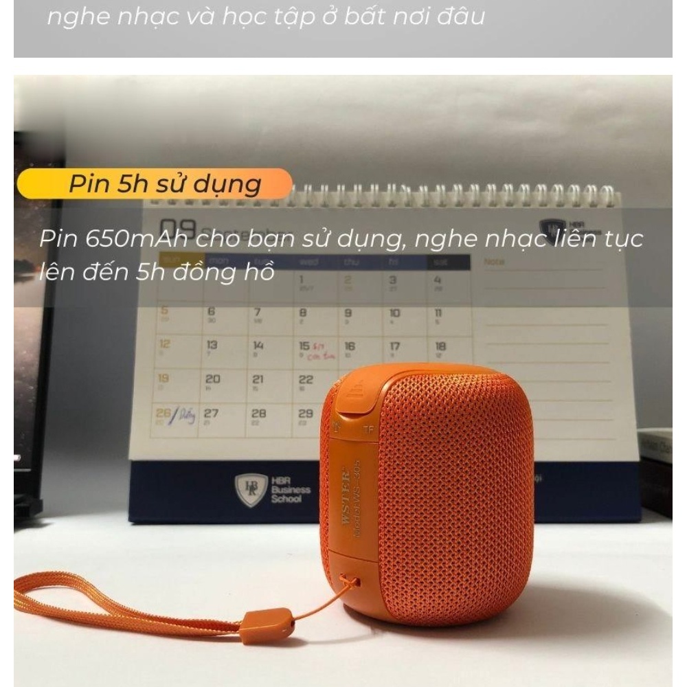 Loa bluetooth mini karaoke WS 305 loa cầm tay chính hãng cao cấp dòng 2023 bass mạnh chống nước cho laptop pc