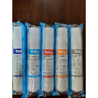 Combo 5 lõi Nano Yakyo (lõi lọc thô, carbon đầu, Nano, Carbon sau, Silver Carbon)