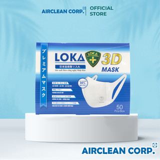 Khẩu Trang 3D Mask LOKA Công Nghệ Nhật Bản - Hộp 50 Chiếc