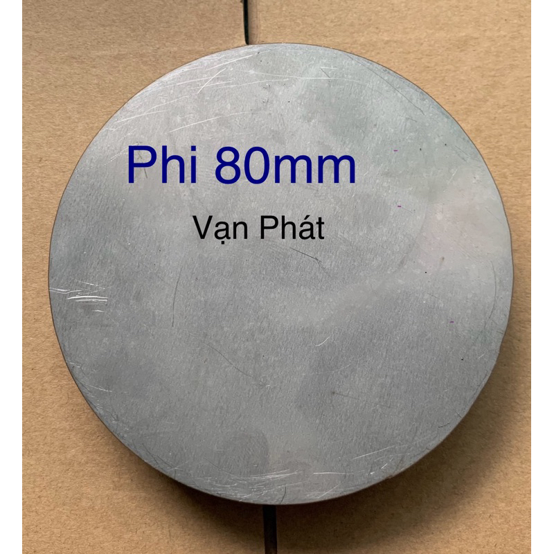 bản mã tròn inox phi 80mm chiều dày 2mm