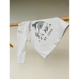 (Size 6m) Áo thun dài tay bé trai bé gái hàng xuất dư hãng Little Co