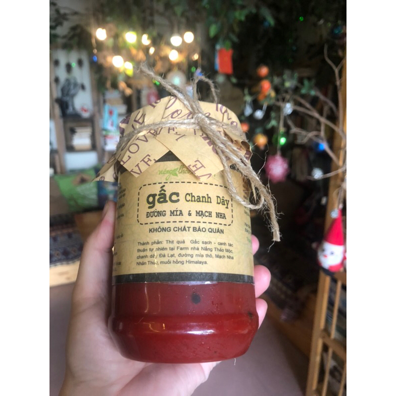 Cốt Gấc Chanh Dây Đường Mía Thô