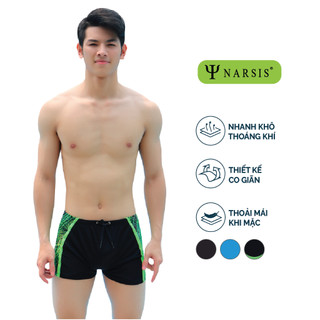 Quần Bơi Nam Cao Cấp Narsis chất liệu co giãn thoải mái phù hợp khi đi bơi