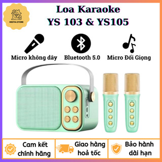 Loa Bluetooth Karaoke Mini SU-YOSD YS-105 / YS-103 Kèm Micro hát siêu hay, âm bass trong trẻo