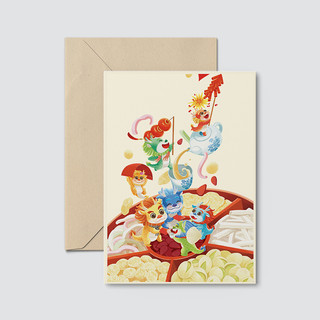 Postcard/Bưu thiếp mẫu Rồng