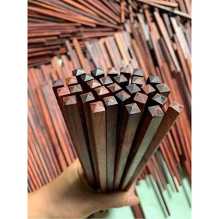 ĐŨA GỖ TRẮC- Bộ 10 đôi KHÔNG BỊ MỐC, KHÔNG CONG VÊNH, MỐI MỌT, AN TOÀN KHI SỬ DỤNG