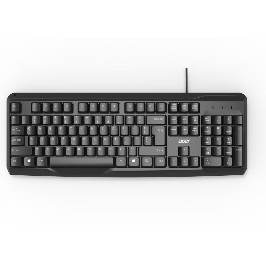 Bàn Phím Vi Tính Có Dây (USB) ACER OKB010 , Màu Đen