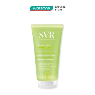  Gel Rửa Mặt Không Chứa Xà Phòng SVR Sebiaclear Gel Moussant 50ml