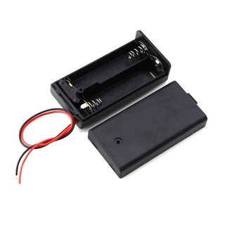Đế pin AA 2 Pin có nắp cócông tắc nguồn on off