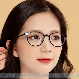 Gọng kính nữ THIEN HA OPTICAL GALAXY GL001 dáng oval tròn,dẻo,nhẹ,thiết kế độc quyền Hàn Quốc sz nhỏ