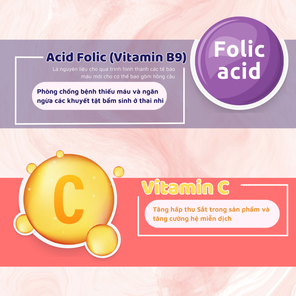 Viên uống bổ sung Sắt và Vitamin phòng ngừa thiếu máu Ausfebis 30 viên chính hãng đủ hoá đơn