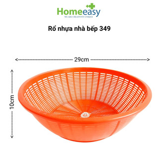 Rổ Nhựa Đa Năng Homeeasy NO349 - Kích thước 29x10cm - Giao màu ngẫu nhiên