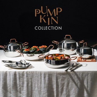 Bộ nồi inox Edelkochen Pumpkin Collection (Nồi 20cm/ Nồi 24cm/ Nồi hấp 24cm)