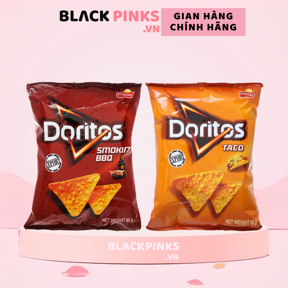 Snack Doritos vị thịt nướng BBQ cay/vị taco/nacho cheese gói 57g và 65g