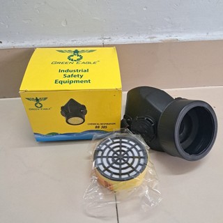 Mặt nạ phòng độc phun thuốc sâu Green Eagle BB305. Mặt nạ phòng độc 1 phin lọc, Mặt nạ phun sơn
