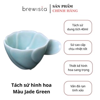 Tách cà phê bằng sứ Brewista – hình hoa