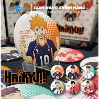 Huy Hiệu kim loại nhân vật Haikyu!! Vol.1,  phiên bản giới hạn độc quyền ngẫu nhiên, SL 1 cái