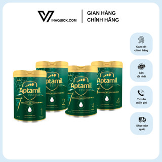 Sữa bột aptamil essensis a2 úc sữa bột cho bé aptamil essensis a2 hộp thiếc xanh 900g - vinaquick