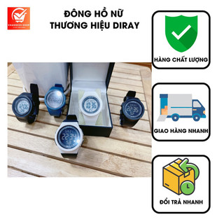 Đồng hồ nữ diray chronograph thể thao chống nước chính hãng