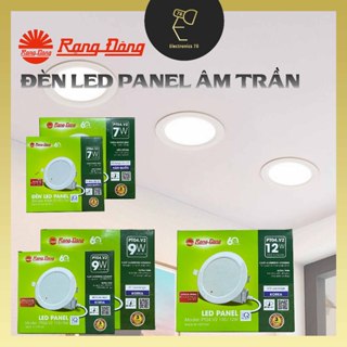 [Chính Hãng] Đèn Led Panel Âm Trần Rạng Đông PT04 - 7W, 9W, 12W - Ánh sáng Trắng / Vàng / Đổi màu