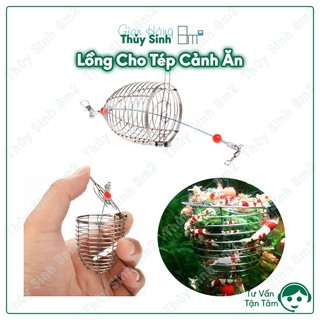 Lồng cho tép ăn, lồng inox đựng thức ăn rau, củ, trái cây cho tép tránh dơ hồ | 8m2