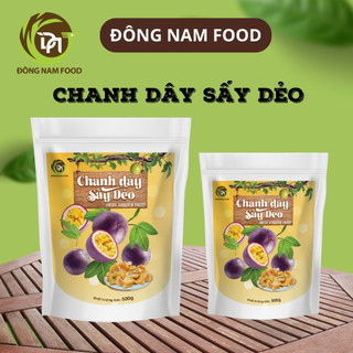 Chanh dây sấy dẻo Đông Nam Food túi 100/200/300/500g| Công nghệ sấy nhiệt| Không hóa chất| Tuyển chọn từ chanh dây tươi