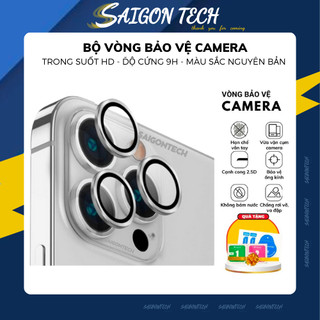 Kính lens cường lực iphone bảo vệ Camera kim loại 11/12/13/14/15/mini/plus/pro/max/promax