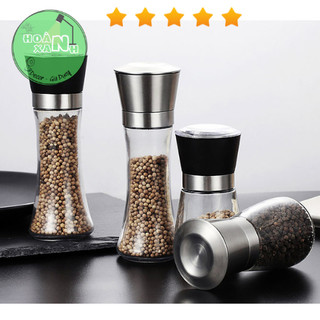 Lọ xay tiêu cầm tay nhỏ gọn tiện lợi - lọ xay hạt tiêu thủy tinh cầm tay