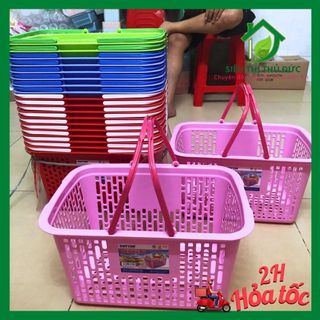 Giỏ Xách Siêu Thị Tiện Lợi 45X28X25Cm - Nhựa Duy Tân Việt Nam