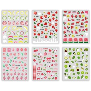 Sticker hoa quả dán móng mẫu mới