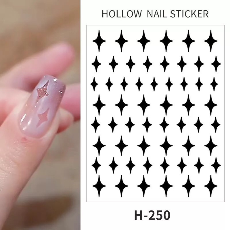 Sticker omber dán móng mẫu hót