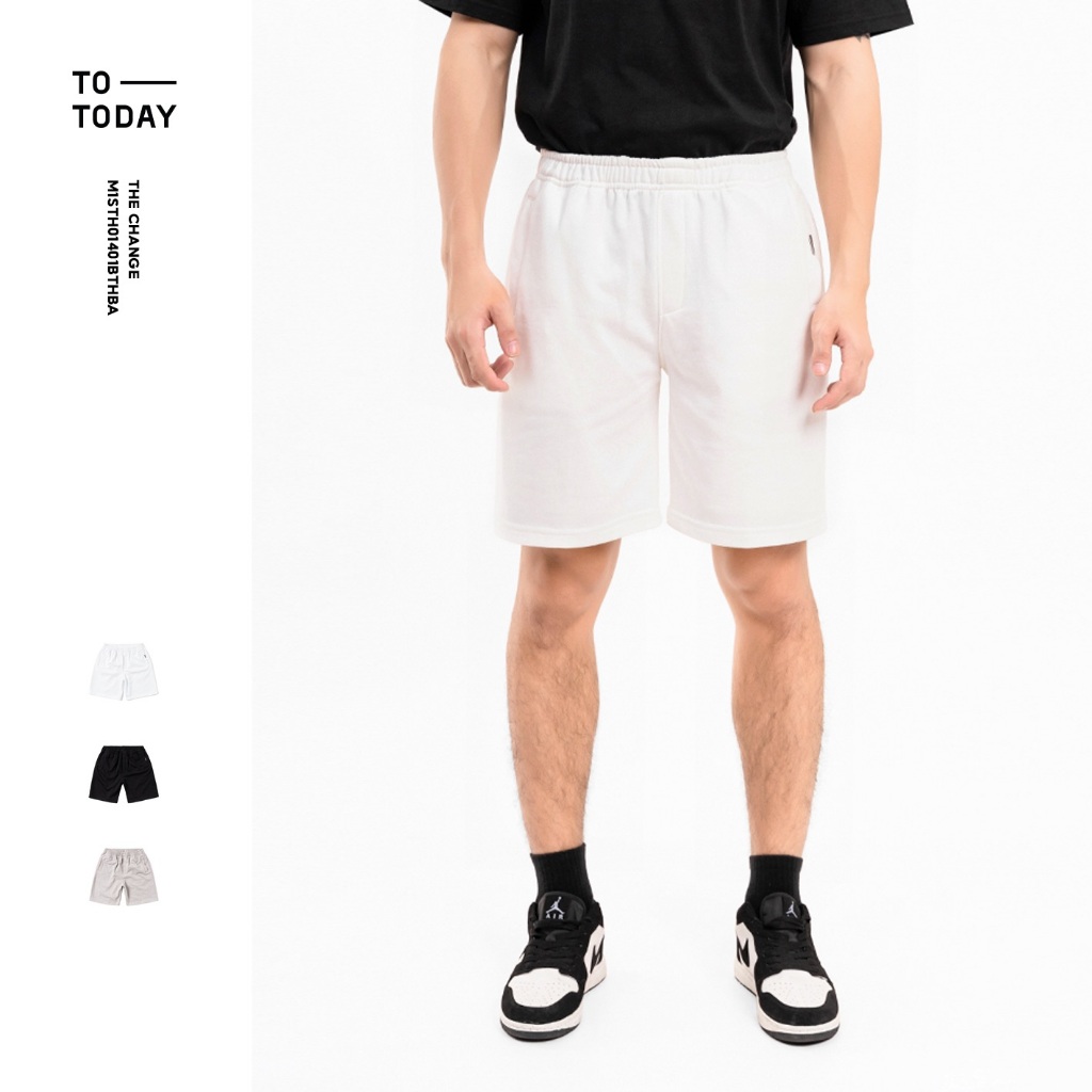 Quần Short Thun Unisex Chất Liệu Da Cá Dày Dặn, Thoáng Khí Form Regular TOTODAY The Change M1STH01401