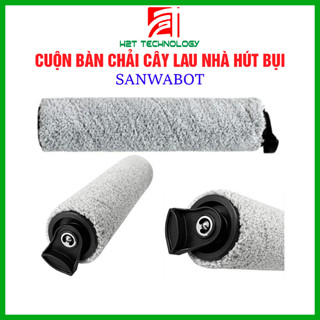 Cuộn bàn chải cây lau nhà hút bụi thông minh Sanwabot