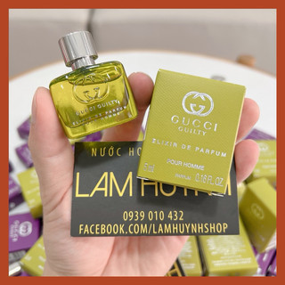 Nước hoa mini nam gucci guilty elixir pour homme 5ml