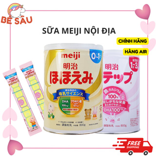 Sữa bột Meiji thanh 0-1 1-3, Sữa Meiji lon số 0 9 nội địa nhật cho bé date