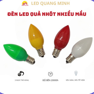 ĐÈN THỜ QUẢ NHÓT ( Vỉ 2 BÓNG)