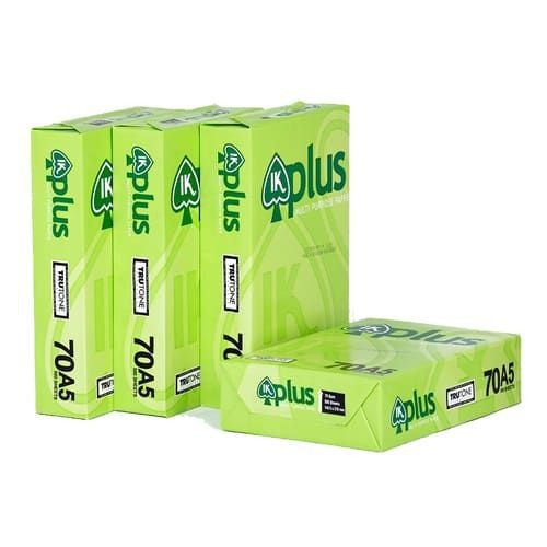 Giấy IK Plus 70GSM, KHỔ A5, 500 TỜ