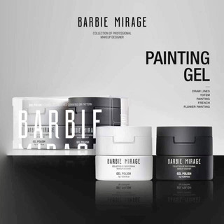Gel vẽ trắng đen barbie
