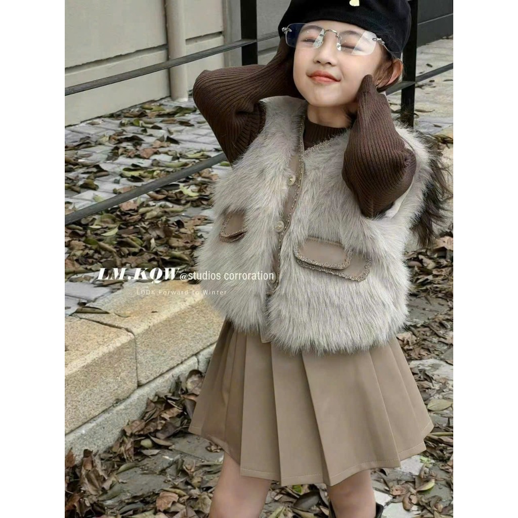 Set váy 3 chi tiết bé gái 7-15