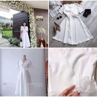 Đầm xòe đính hoa thiết kế cao cấp