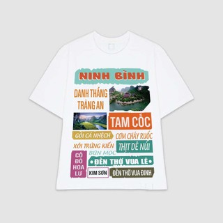 Áo thun unisex 63 Tỉnh Thành NINH BÌNH - Danh Thắng Tràng AN