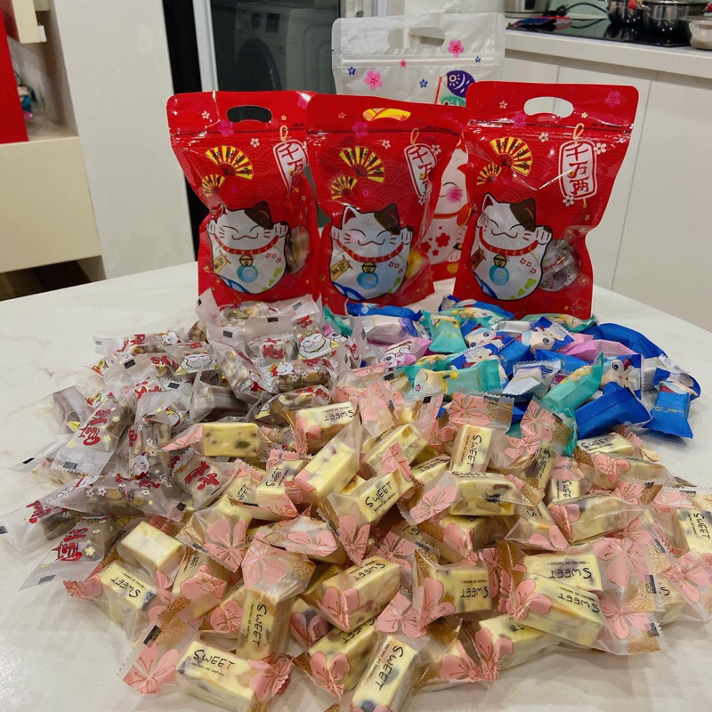 kẹo nougat 1kg( 75-80c)