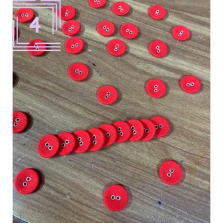 sét 10 Nút dẹt 18mm (khuy mắt cáo)(cúc mắt cáo)