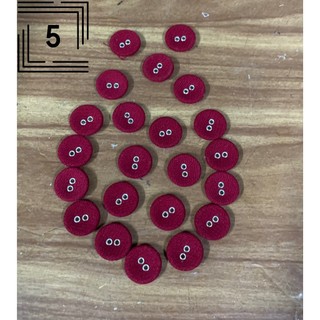 sét 10 Nút dẹt 18mm (khuy mắt cáo)(cúc mắt cáo)