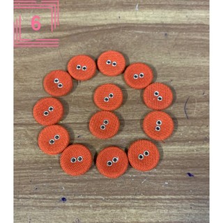 sét 10 Nút dẹt 18mm (khuy mắt cáo)(cúc mắt cáo)