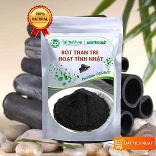 Bột than tre hoạt tính Nhật Bản nguyên chất Tấn Phát