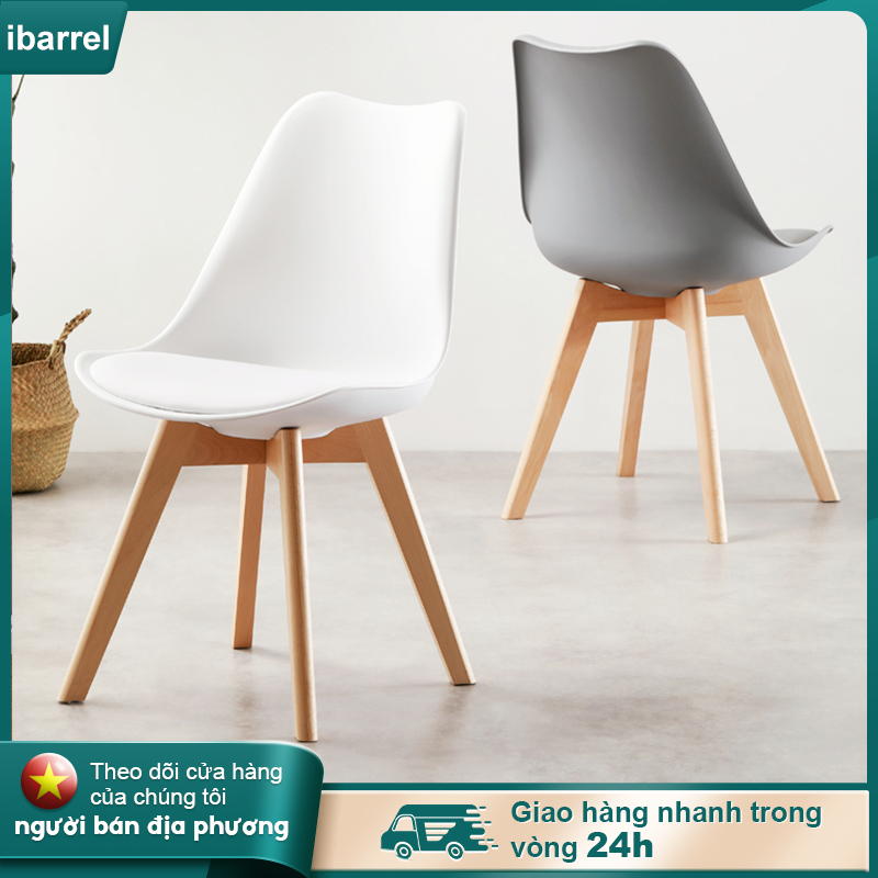 🌟 Ghế EAMES mặt nệm Ghế sản xuất từ nhựa dẻo ABS🌟